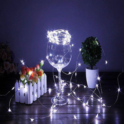 33 FT | 100 Cool White LED Waterproof Micro Fairy String Lights with AC Plug-In Power - AsianImportStore.com - B2B Wholesale Lighting and Decor