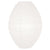 White Kawaii Unique Oval Egg Shaped Paper Lantern, 10-inch x 14-inch
