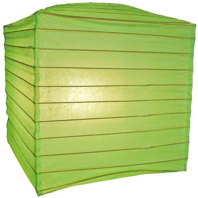 10" Light Lime Square Shaped Paper Lantern - AsianImportStore.com - B2B Wholesale Lighting & Decor since 2002