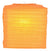 10" Orange Square Shaped Paper Lantern - AsianImportStore.com - B2B Wholesale Lighting and Decor