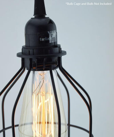 Single Socket Black Pendant Light Lamp Cord for Lanterns & Light Bulbs, Switch, 11 FT - AsianImportStore.com - B2B Wholesale Lighting & Decor since 2002