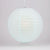 4" Arctic Spa Blue Round Paper Lantern, Even Ribbing, Hanging Decoration (10 PACK) - AsianImportStore.com - B2B Wholesale Lighting and Decor