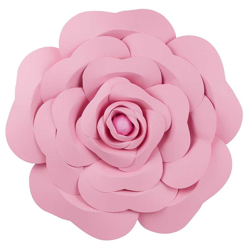 12-Pc Combo Pink Garden / Vanilla Cream Rose Paper Flower Backdrop Wall Decor for Weddings, Photo Shoots, Birthday Parties and More - AsianImportStore.com - B2B Wholesale Lighting and Decor