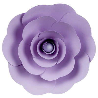 12-Pc Combo White Rose / Lavender Ranunculus Paper Flower Backdrop Wall Decor for Weddings, Photo Shoots, Birthday Parties and More - AsianImportStore.com - B2B Wholesale Lighting and Decor