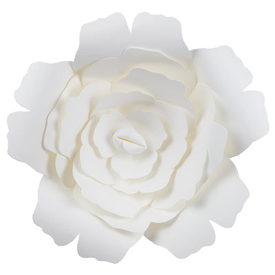 12-Pc Combo White Peony / Gold Lotus Paper Flower Backdrop Wall Decor for Weddings, Photo Shoots, Birthday Parties and More - AsianImportStore.com - B2B Wholesale Lighting and Decor