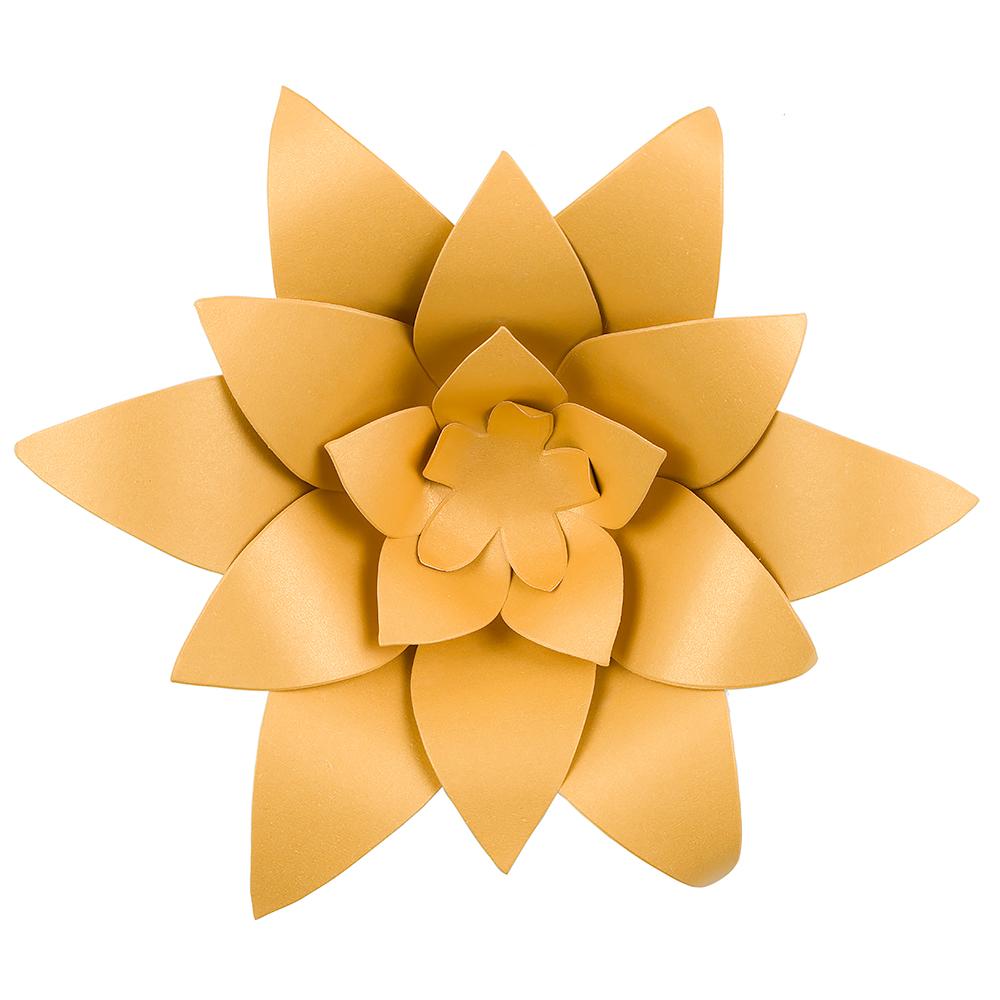 12-Pc Combo White Peony / Gold Lotus Paper Flower Backdrop Wall Decor for Weddings, Photo Shoots, Birthday Parties and More - AsianImportStore.com - B2B Wholesale Lighting and Decor