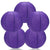 5 PACK | 12" Plum Purple Even Ribbing Round Paper Lanterns - AsianImportStore.com - B2B Wholesale Lighting and Decor