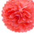 EZ-Fluff 12" Roseate Tissue Paper Pom Poms Flowers Balls, Decorations (100 PACK) - AsianImportStore.com - B2B Wholesale Lighting and Décor