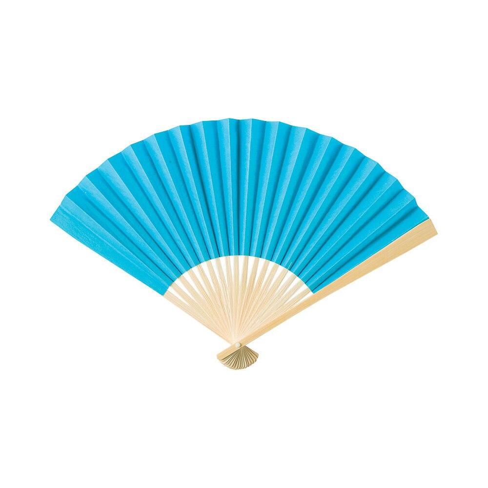 Something Blue Premium Paper Hand Fan (100 PACK) - AsianImportStore.com - B2B Wholesale Lighting and Décor