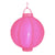 12" Hot Pink 16 LED Round Battery Operated Shimmering Nylon Lantern - AsianImportStore.com - B2B Wholesale Lighting and Decor