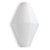 White Diamond Paper Lantern, 12-inch x 19-inch