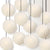 12 PACK | 12" Beige Even Ribbing Round Paper Lantern, Hanging Combo Set - AsianImportStore.com - B2B Wholesale Lighting & Decor since 2002