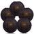 5 PACK | 12" Black Even Ribbing Round Paper Lanterns - AsianImportStore.com - B2B Wholesale Lighting and Decor