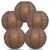 5 PACK | 12"  Brown Crisscross Ribbing, Hanging Paper Lanterns - AsianImportStore.com - B2B Wholesale Lighting and Decor
