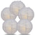 5 PACK | 12"  Grey Crisscross Ribbing, Hanging Paper Lanterns - AsianImportStore.com - B2B Wholesale Lighting and Decor