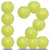 12 PACK | 12"  Light Lime Crisscross Ribbing, Hanging Paper Lantern Combo Set - AsianImportStore.com - B2B Wholesale Lighting and Decor