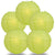 5 PACK | 12"  Light Lime Crisscross Ribbing, Hanging Paper Lanterns - AsianImportStore.com - B2B Wholesale Lighting and Decor