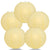 5 PACK | 12" Lemon Yellow Even Ribbing Round Paper Lanterns - AsianImportStore.com - B2B Wholesale Lighting and Decor