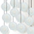 12 PACK | 12" Arctic Spa Blue Even Ribbing Round Paper Lantern, Hanging Combo Set - AsianImportStore.com - B2B Wholesale Lighting and Decor
