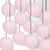 12 PACK | 12" Pink Even Ribbing Round Paper Lantern, Hanging Combo Set - AsianImportStore.com - B2B Wholesale Lighting and Decor