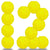 12 PACK | 12"  Yellow Crisscross Ribbing, Hanging Paper Lantern Combo Set - AsianImportStore.com - B2B Wholesale Lighting and Decor