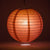 24" Marsala / Burgundy Wine Round Paper Lantern, Even Ribbing, Chinese Hanging Wedding & Party Decoration - AsianImportStore.com - B2B Wholesale Lighting and Decor