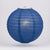 14" Navy Blue Round Paper Lantern, Even Ribbing, Chinese Hanging Wedding & Party Decoration - AsianImportStore.com - B2B Wholesale Lighting and Decor