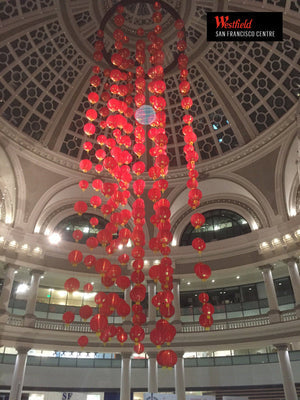 18" Red Traditional Nylon Chinese Lantern w/Tassel - AsianImportStore - B2B Wholesale Lighting & Décor since 2002.