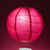 24" Velvet Red Round Paper Lantern, Crisscross Ribbing, Chinese Hanging Wedding & Party Decoration - AsianImportStore.com - B2B Wholesale Lighting and Decor