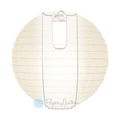 14" Velvet Red Round Paper Lantern, Even Ribbing, Hanging Decoration - AsianImportStore.com - B2B Wholesale Lighting and Decor
