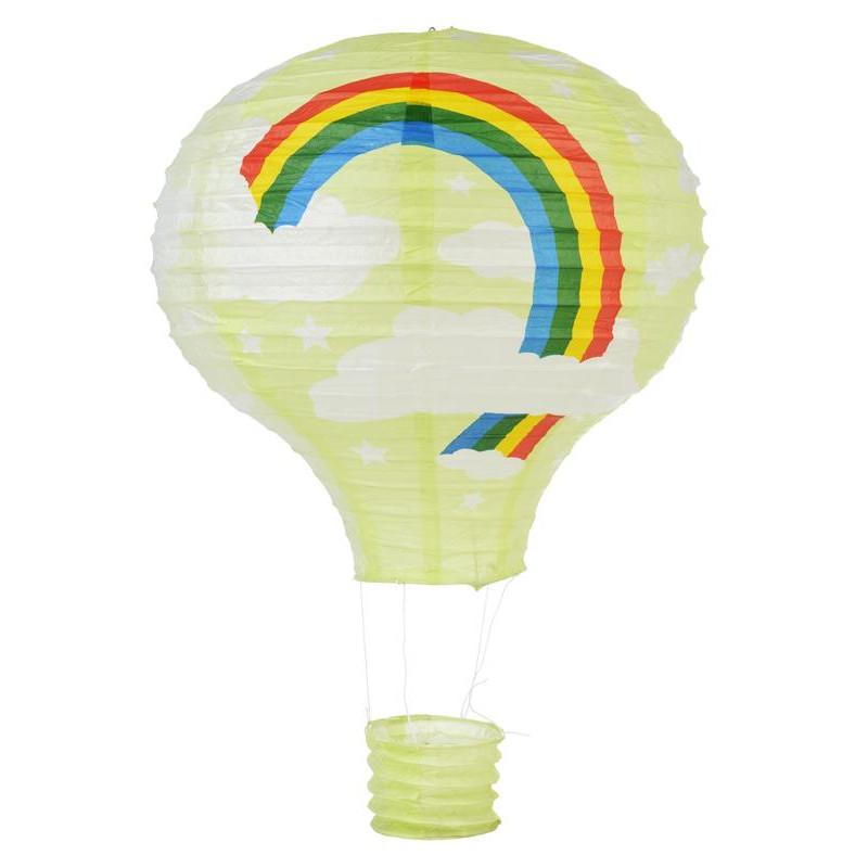 Light Lime Rainbow Hot Air Balloon Paper Lantern (100 PACK) - AsianImportStore.com - B2B Wholesale Lighting and Décor