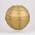 8" Gold Round Paper Lantern, Crisscross Ribbing, Chinese Hanging Wedding & Party Decoration - AsianImportStore.com - B2B Wholesale Lighting and Decor