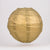 16" Gold Round Paper Lantern, Crisscross Ribbing, Chinese Hanging Wedding & Party Decoration - AsianImportStore.com - B2B Wholesale Lighting and Decor