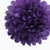 (Discontinued) (100 PACK) EZ-Fluff 16" Plum Tissue Paper Pom Poms Flowers Balls, Decorations