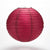 16" Velvet Rose Red Round Paper Lantern, Even Ribbing, Hanging Decoration - AsianImportStore.com - B2B Wholesale Lighting and Decor