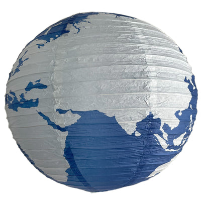 5 PACK | 16" World Earth Globe Paper Lantern