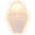 White Diamond Unique Shaped Paper Lantern, 16-inch x 24-inch