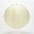 10" Ivory Round Paper Lantern, Even Ribbing, Chinese Hanging Wedding & Party Decoration - AsianImportStore.com - B2B Wholesale Lighting and Decor