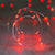 7.5 FT | 20 LED Battery Operated Red Fairy String Lights With Silver Wire - AsianImportStore.com - B2B Wholesale Lighting and Decor
