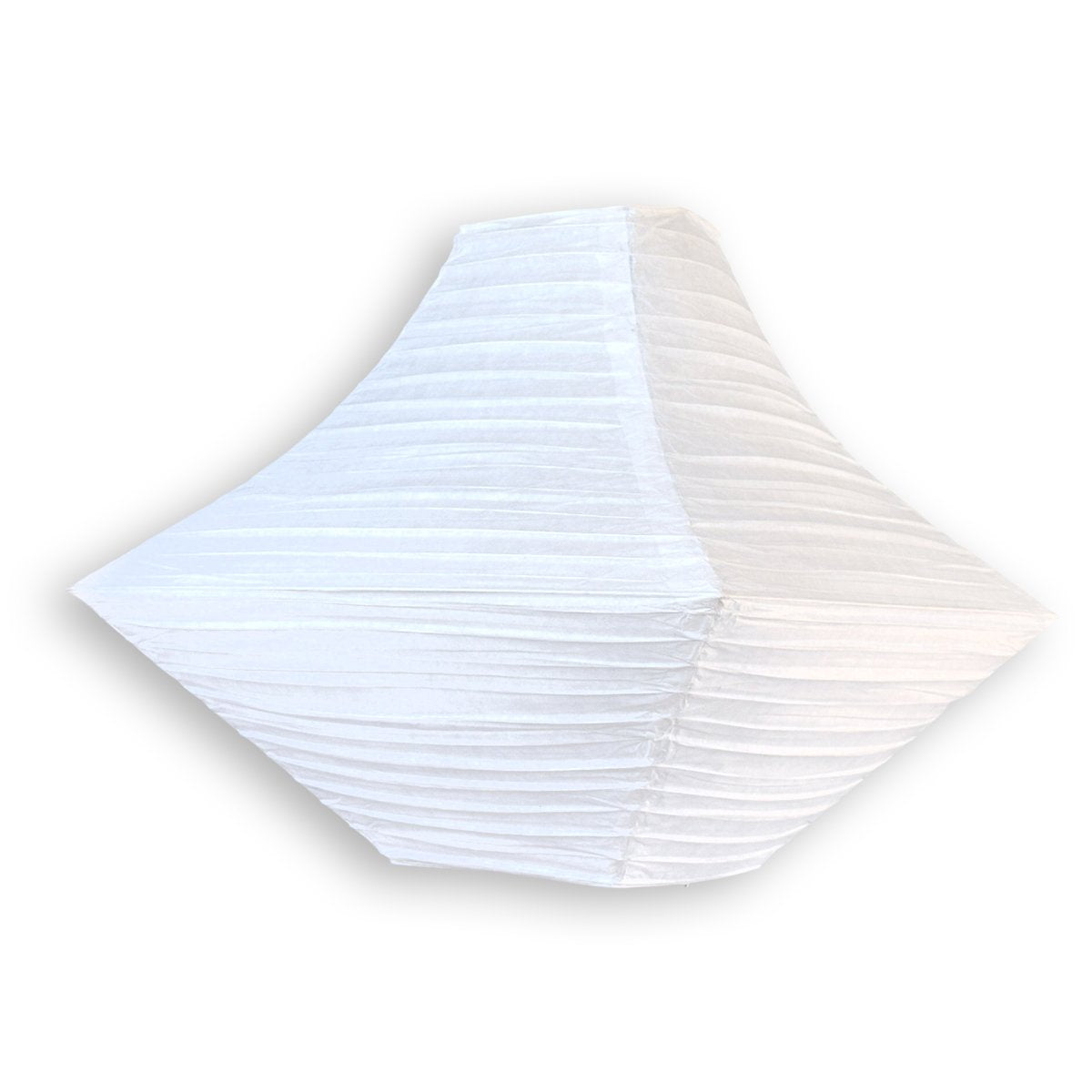 20" White Pagoda Unique Shaped Paper Lantern