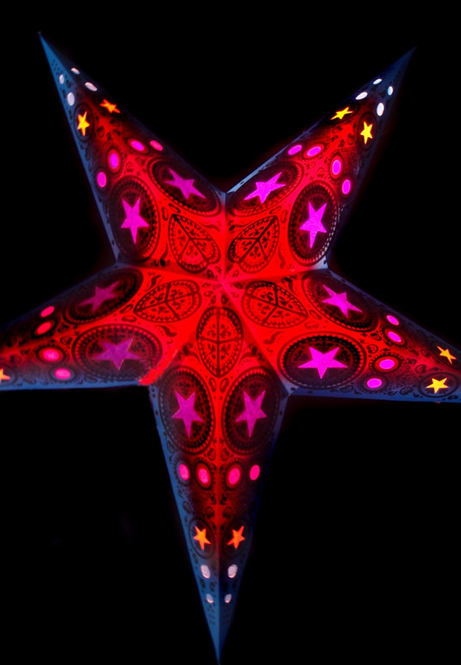 24" Mystic Star Window Paper Star Lantern, Chinese Hanging Wedding & Party Decoration - AsianImportStore.com - B2B Wholesale Lighting and Decor