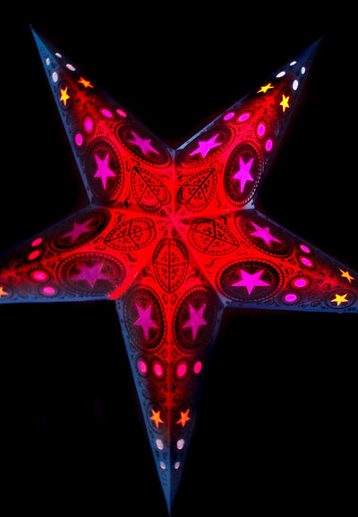 24" Mystic Star Window Paper Star Lantern, Chinese Hanging Wedding & Party Decoration - AsianImportStore.com - B2B Wholesale Lighting and Decor