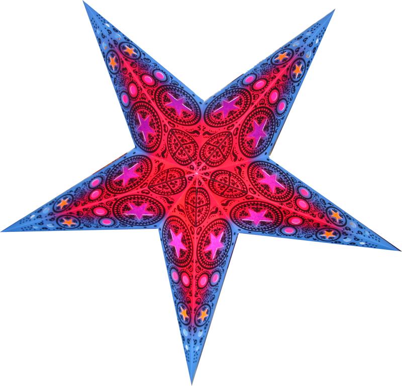 24" Mystic Star Window Paper Star Lantern, Chinese Hanging Wedding & Party Decoration - AsianImportStore.com - B2B Wholesale Lighting and Decor