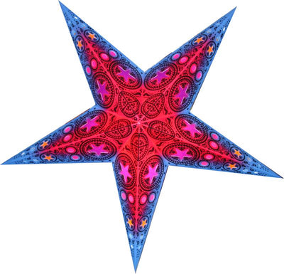 24" Mystic Star Window Paper Star Lantern, Chinese Hanging Wedding & Party Decoration - AsianImportStore.com - B2B Wholesale Lighting and Decor