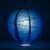 8" Navy Blue Round Paper Lantern, Crisscross Ribbing, Chinese Hanging Wedding & Party Decoration - AsianImportStore.com - B2B Wholesale Lighting and Decor