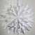 Quasimoon Pizzelle Paper Star Lantern (24-Inch, White, Winter Wreath Snowflake Design) - Great With or Without Lights - Holiday Snowflake Decorations - AsianImportStore.com - B2B Wholesale Lighting and Decor