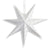 17" White 7-Point Weatherproof Star Lantern Lamp, Hanging Decoration (Shade Only)