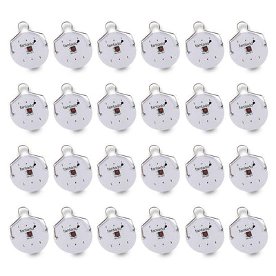 BULK PACK (24) OmniDisk Low Profile LED Hanging Light For Paper Lanterns, Cool White (Battery Powered) - AsianImportStore.com - B2B Wholesale Lighting and Decor