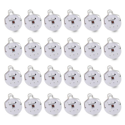 BULK PACK (24) OmniDisk Low Profile LED Hanging Light For Paper Lanterns, Cool White (Battery Powered) - AsianImportStore.com - B2B Wholesale Lighting and Decor