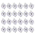 BULK PACK (24) OmniDisk Low Profile LED Hanging Light For Paper Lanterns, Warm White (Battery Powered) - AsianImportStore.com - B2B Wholesale Lighting and Decor